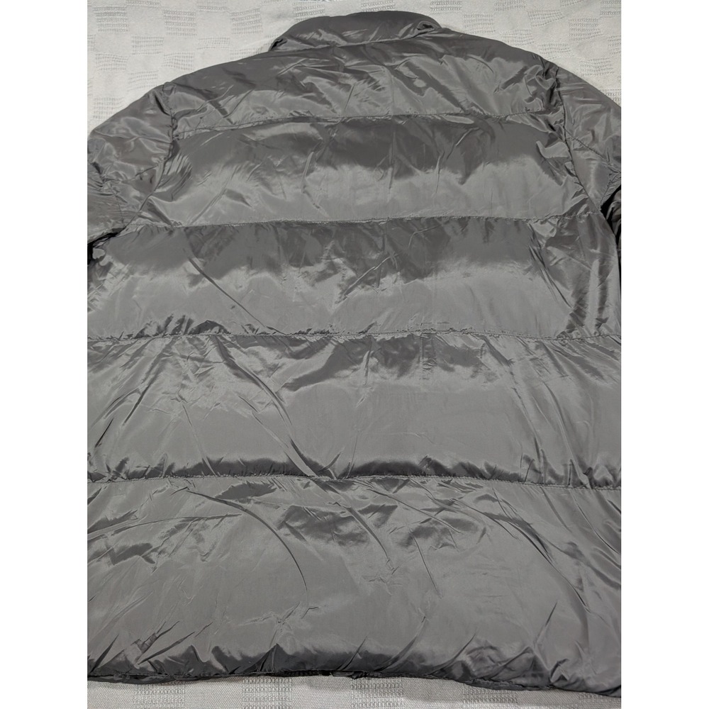Fashion Nova Men Black Puffer Jacket 2XL Full Zip Quilted Coat OMJ20222458 - Picture 9 of 10